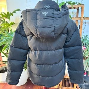Used Winter Short Coat Women Solid Puffer Casual Warm Zipper Down Jacket